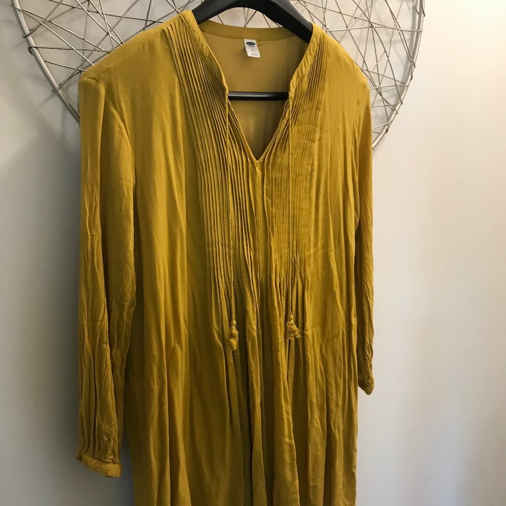 Old Navy Mustard Yellow Tunic sz XL